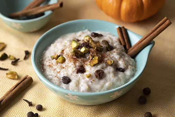 Fragrant Chai-Spiced Jasmine Rice Pudding